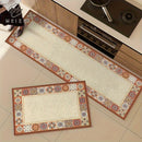 Tapete para Cozinha Antiderrapante Retangular Floral