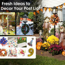 2 Unidades de Lâmpadas Solares de Poste de 63 Polegadas, Luzes de Poste para Exterior, Decorações de Natal, Luzes de Poste para Jardim, Pátio, Gramado, Caminho, Entrada, Porta da Frente/Traseira, Branco Quente, Lâmpada Substituível