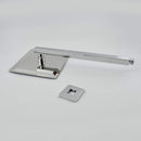 Ducha Quadrada Inox 304 Slim 20x20cm com Braço 36cm Cromada