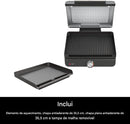 Grill Sem Fumaça para Uso Interno, Placa Antiaderente - Bivolt