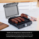 Grill Sem Fumaça para Uso Interno, Placa Antiaderente - Bivolt