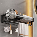 Prateleira Organizadora de Banheiro Premium - Cinza Grafite