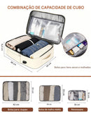 Mochila de Viagem Feminina VersaBag + 3 Necessaires GRÁTIS