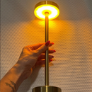 Luminária de Mesa LED Recarregável Sem Fio Metal