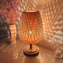 Luminária de Mesa Bambu Rattan