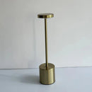 Luminária de Mesa LED Recarregável Sem Fio Metal