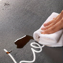 Tapete Para Cozinha Antiderrapante Retangular Couro Sintético Home