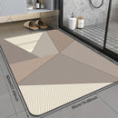 Tapete Minimalista Escandinavo Velvet Antiderrapante e Absorvente